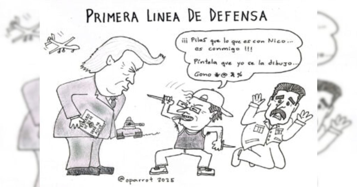 Caricatura: Primera línea de defensa Caricatura: Primera línea de defensa