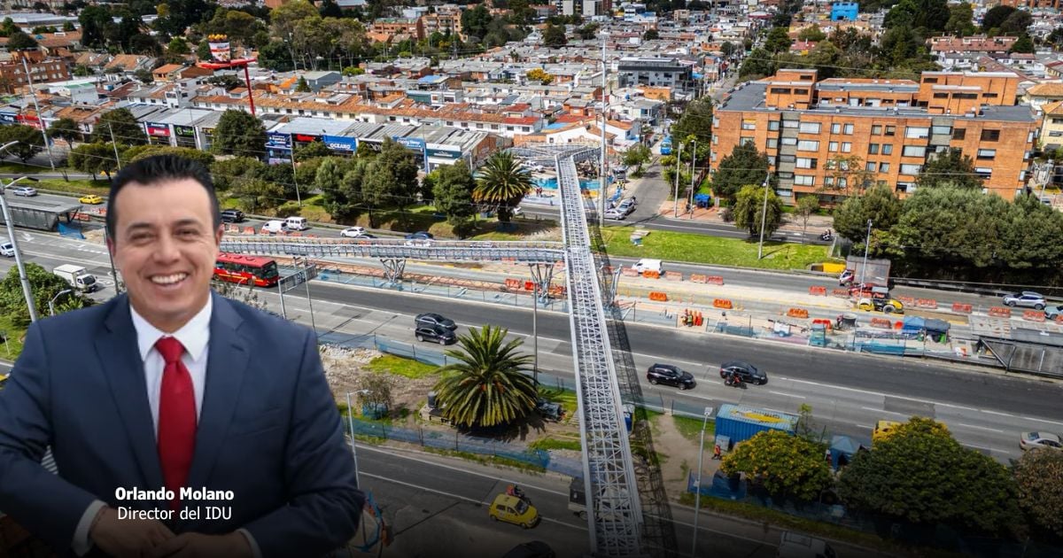 Este será el puente peatonal más largo de Bogotá ¿Dónde va a quedar?