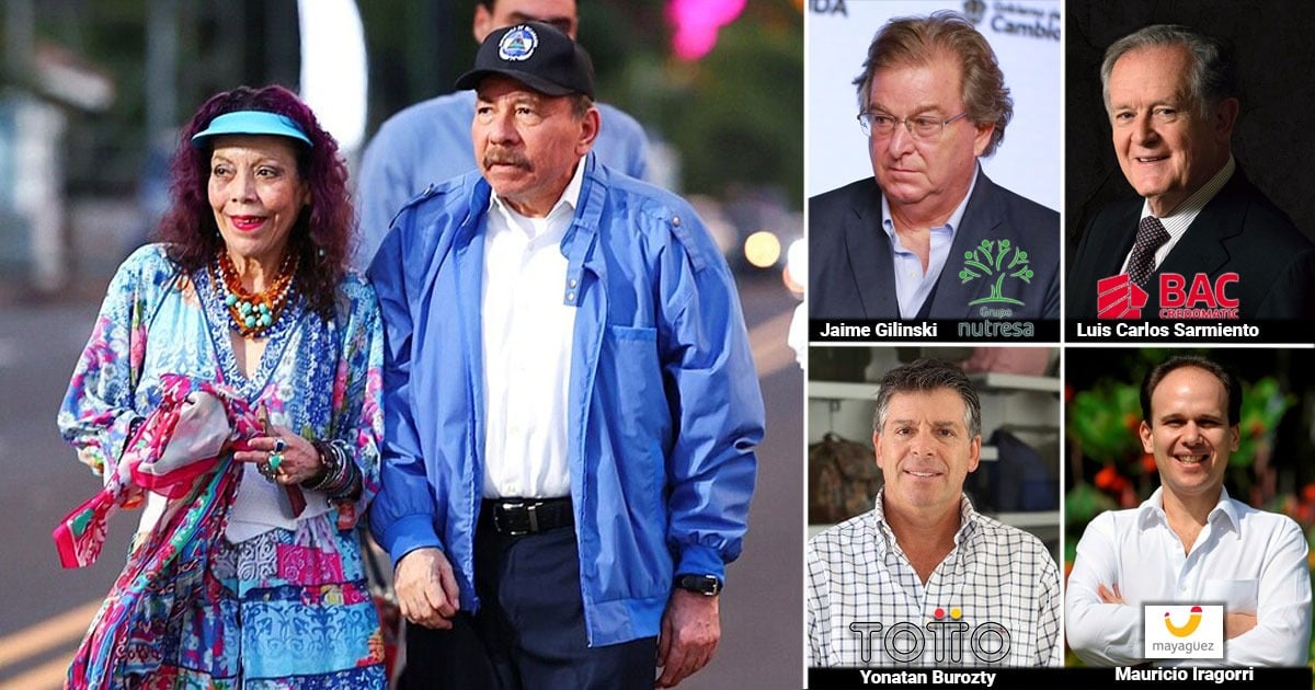 Gilinski, Sarmiento, los Holguín de Mayagüez y otros colombianos hacen dinero en la Nicaragua de Ortega