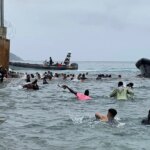 Hallado el cadáver de un inmigrante enredado en la almadrabeta de Ceuta