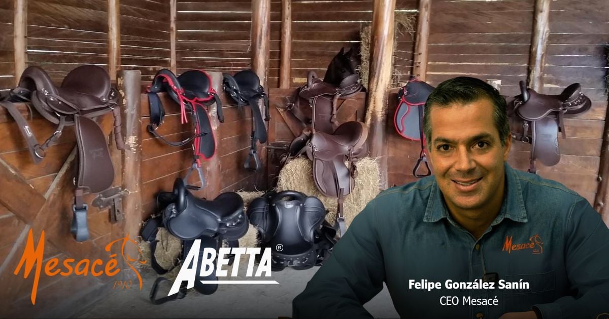 La estrategia de Mesacé para conquistar con sus sillas de montar paisas a los caballistas gringos