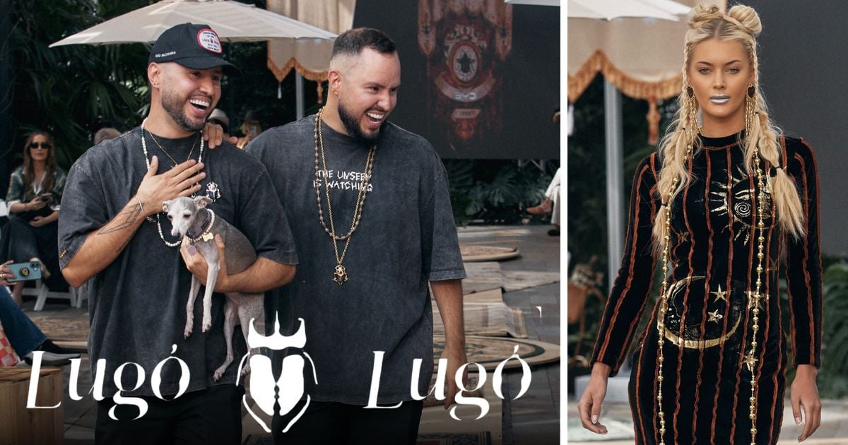 Quiénes son los gemelos dueños de la marca Lugó Lugó que trajeron a la Miss Universo danesa a Medellín