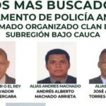 Noticias Antioquia: Se conoce el cartel de más buscados del Clan del Golfo