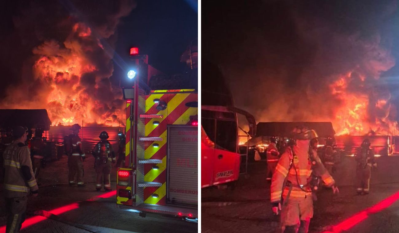 Emergencia por fuerte incendio en Fontibón: columnas de humo y caos vial