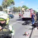 Accidente en Engativá frena la calle 80: ciclista perdió la vida
