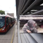 Pelaron el cobre: 6 extranjeros capturados robando cables de TransMilenio