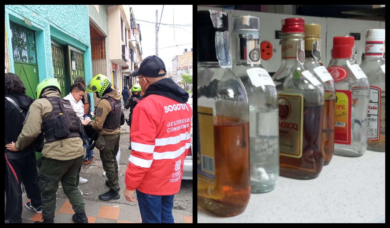 Licor de contrabando y cervezas vencidas en megatoma en San Cristóbal