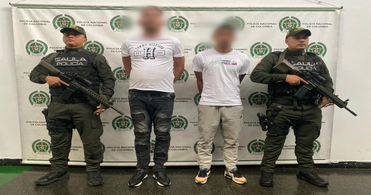 Medellín: Capturan a Alias ‘Alex’ y alias ‘Luissito’ integrantes del “Tren