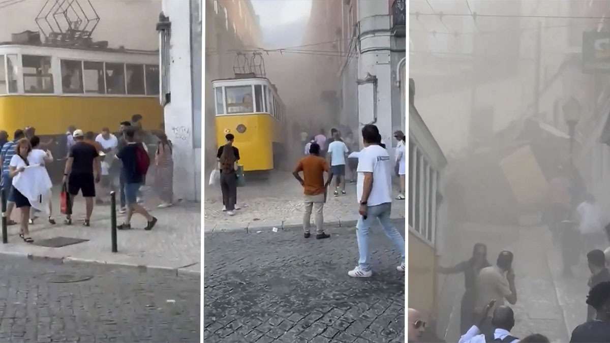 15 muertos y 18 heridos tras descarrilar un funicular en Lisboa