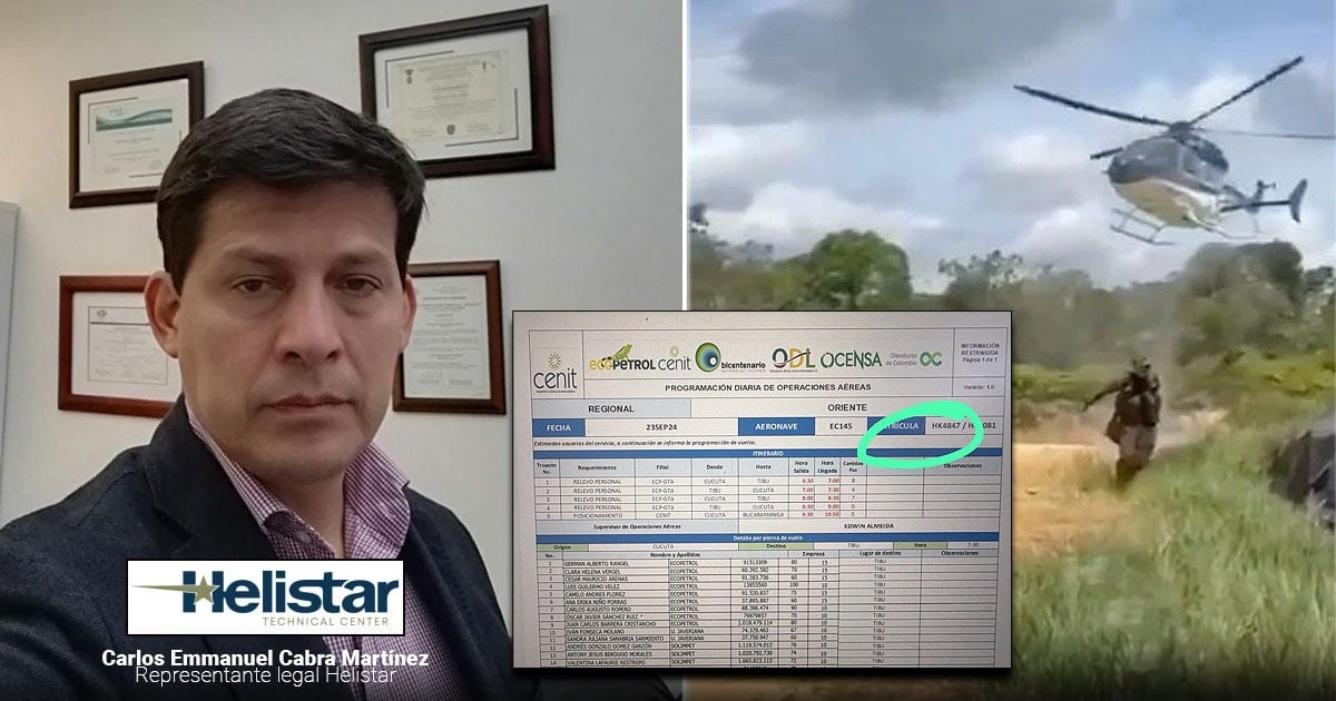 Helistar niega que un helicóptero suyo haya participado en operaciones militares Helistar niega que un helicóptero suyo haya participado en operaciones militares