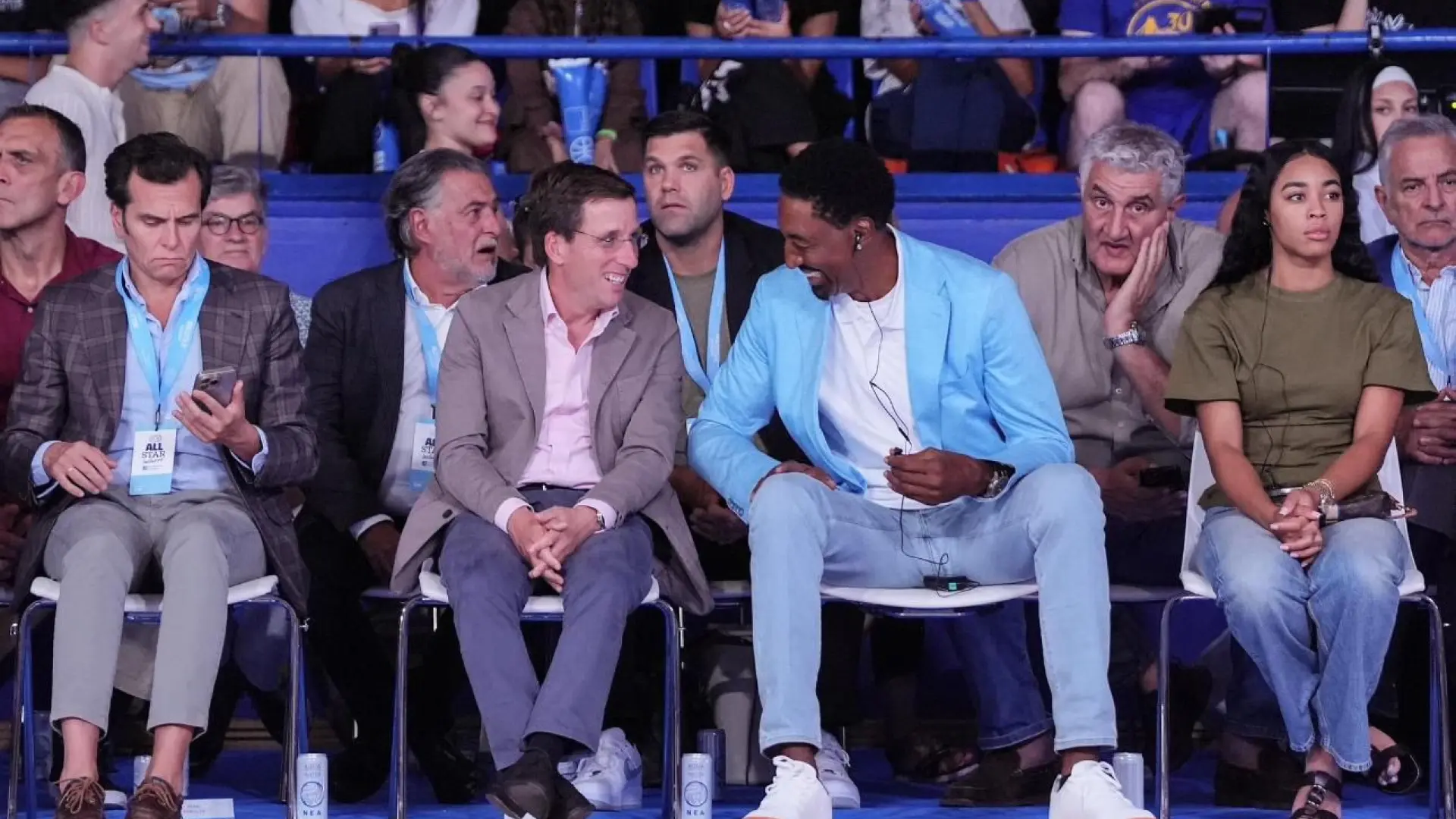 Scottie Pippen marca un triple por la discapacidad en un All Star inclusivo celebrado en Madrid