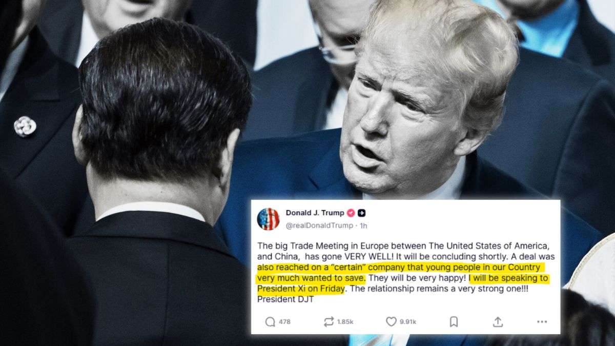 Trump anuncia un acuerdo con China sobre TikTok Trump anuncia un acuerdo con China sobre TikTok