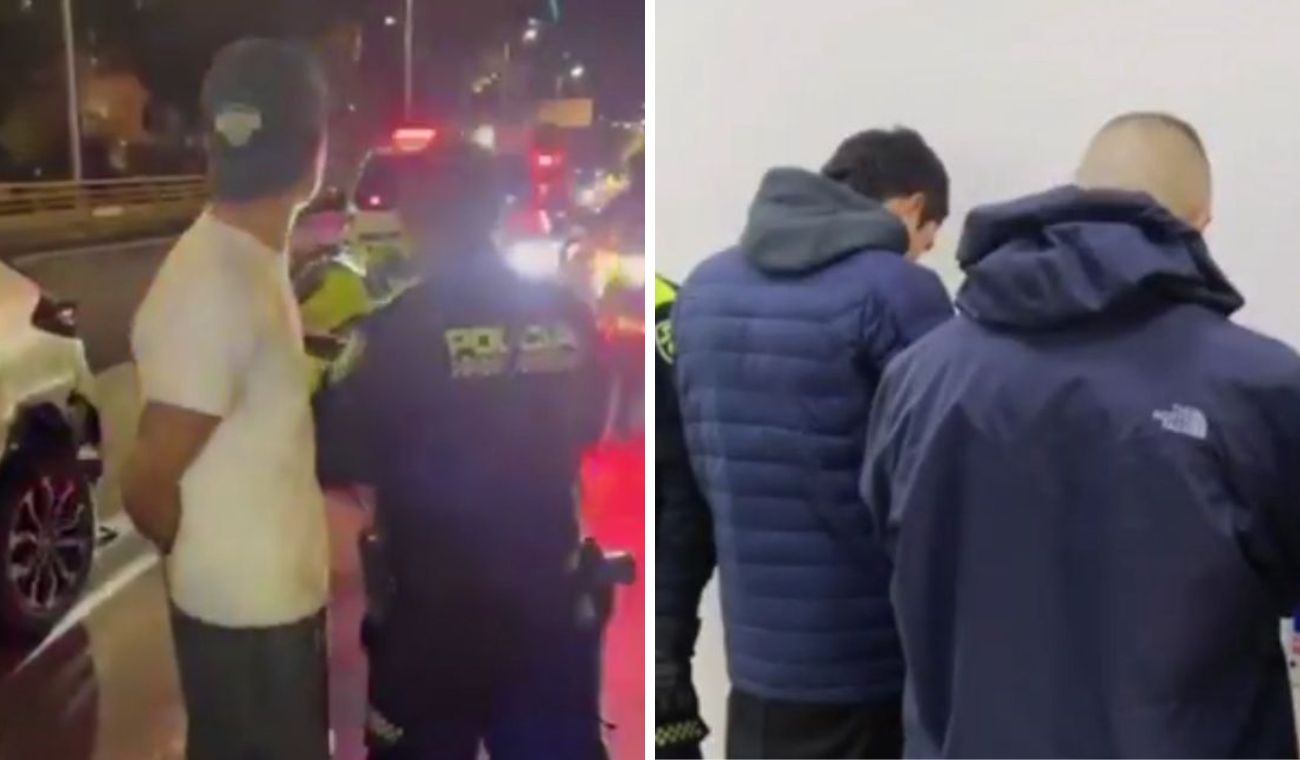 Persecución «a lo Hollywood» dejó dos capturados: iban con placas falsas Persecución «a lo Hollywood» dejó dos capturados: iban con placas falsas