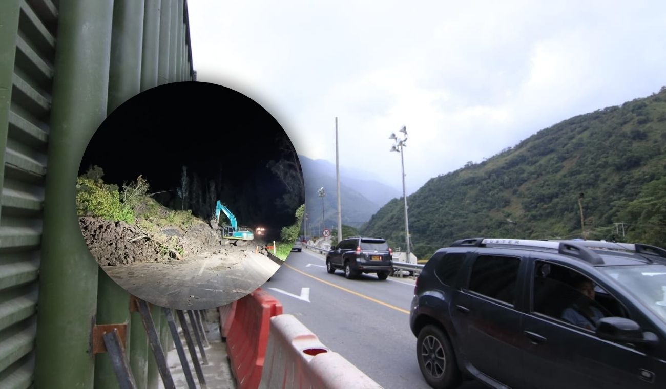 Vía al Llano amaneció cerrada por caída de material: tocó tener paciencia Vía al Llano amaneció cerrada por caída de material: tocó tener paciencia