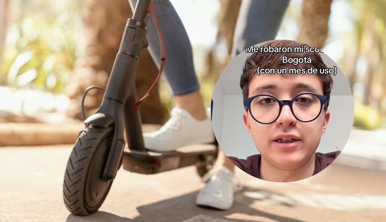 Joven sufrió robo de scooter en ciclorruta de Bogotá y así logró huir