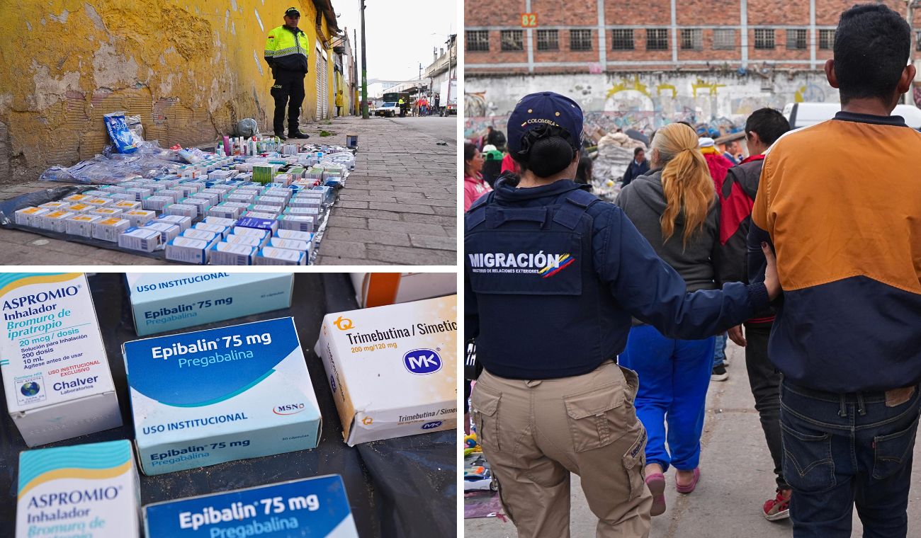 Expulsan a extranjero y decomisan 70 kilos de medicinas vencidas en Kennedy Expulsan a extranjero y decomisan 70 kilos de medicinas vencidas en Kennedy