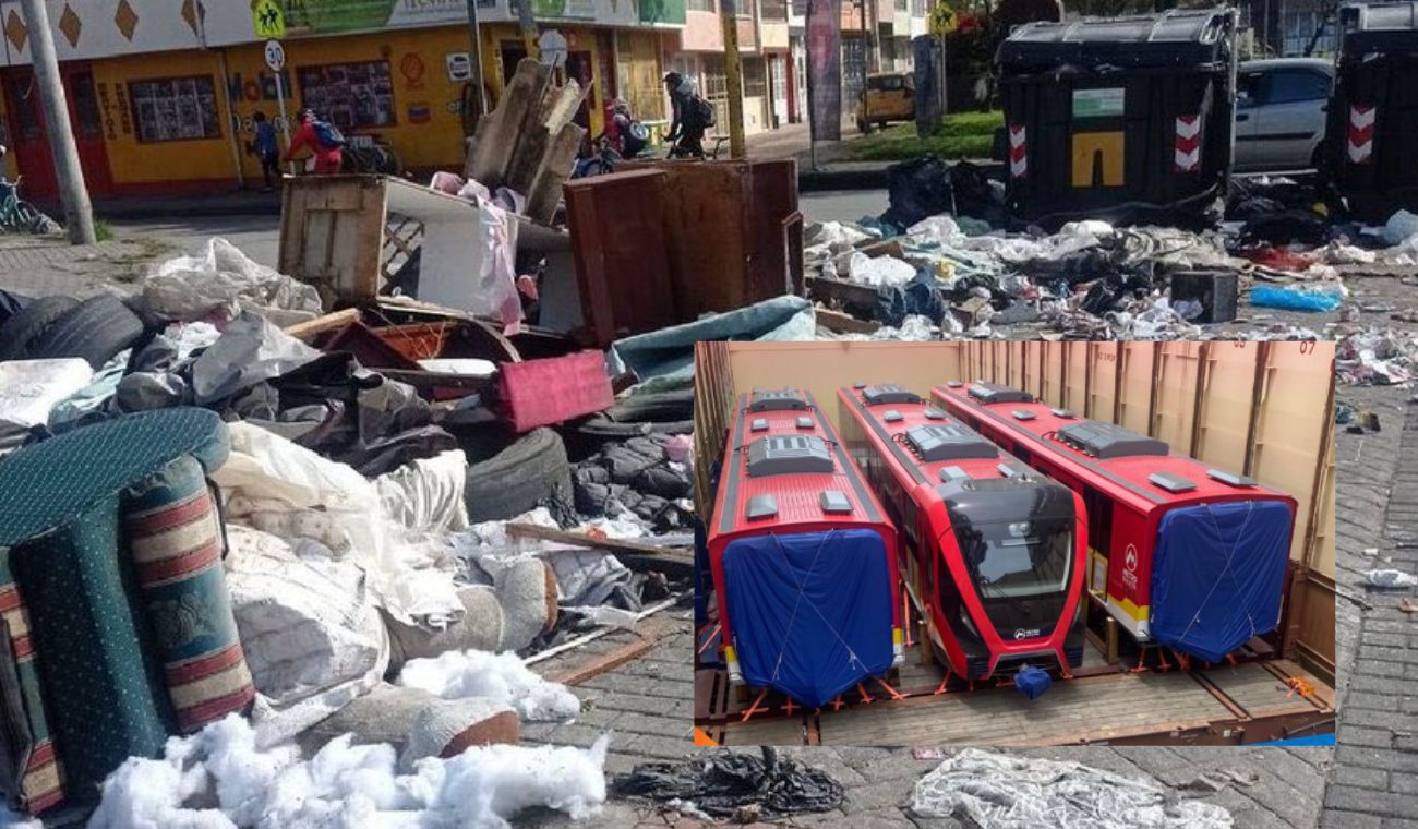 Galán pidió fotos del Metro: le llegaron de montañas de basura en Bogotá