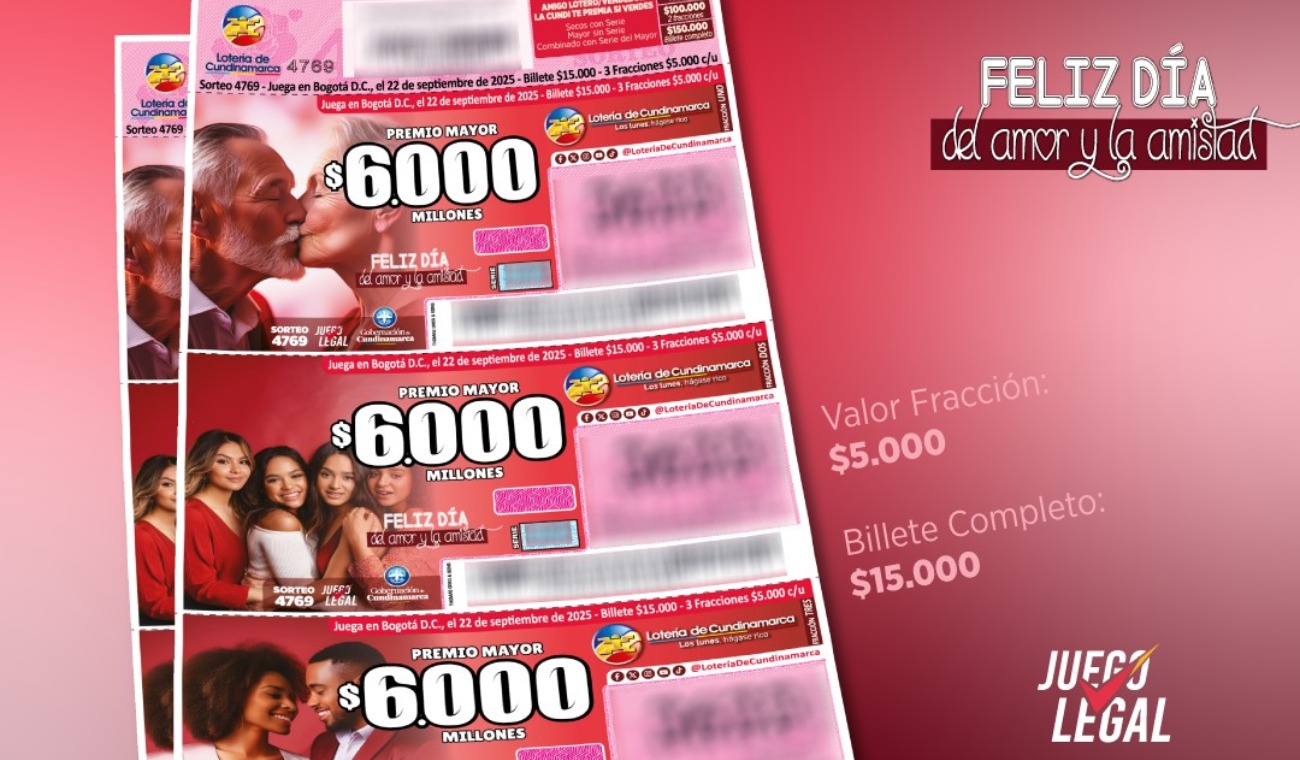 Lotería de Cundinamarca, RESULTADOS del 22 de septiembre de 2025