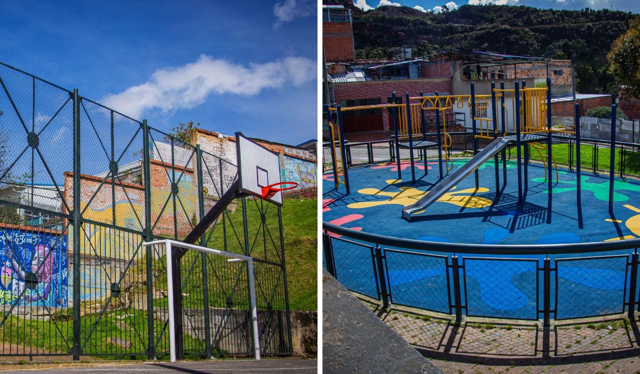 Sur de Bogotá estrena tres parques renovados: integración y juego asegurado