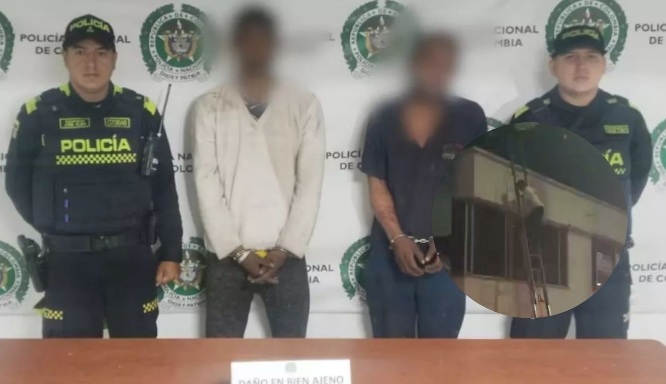 Ladrones iban a robar una casa, subieron al techo y uno cayó al suelo Ladrones iban a robar una casa, subieron al techo y uno cayó al suelo