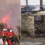 tres fuegos arrasan 2.400 hectáreas y calcinan varias casas