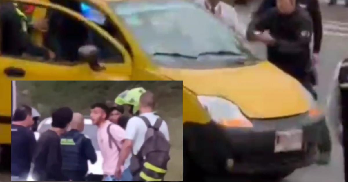 Noticias Medellín: Audaz ladrón robó un taxi para escapar de la policía