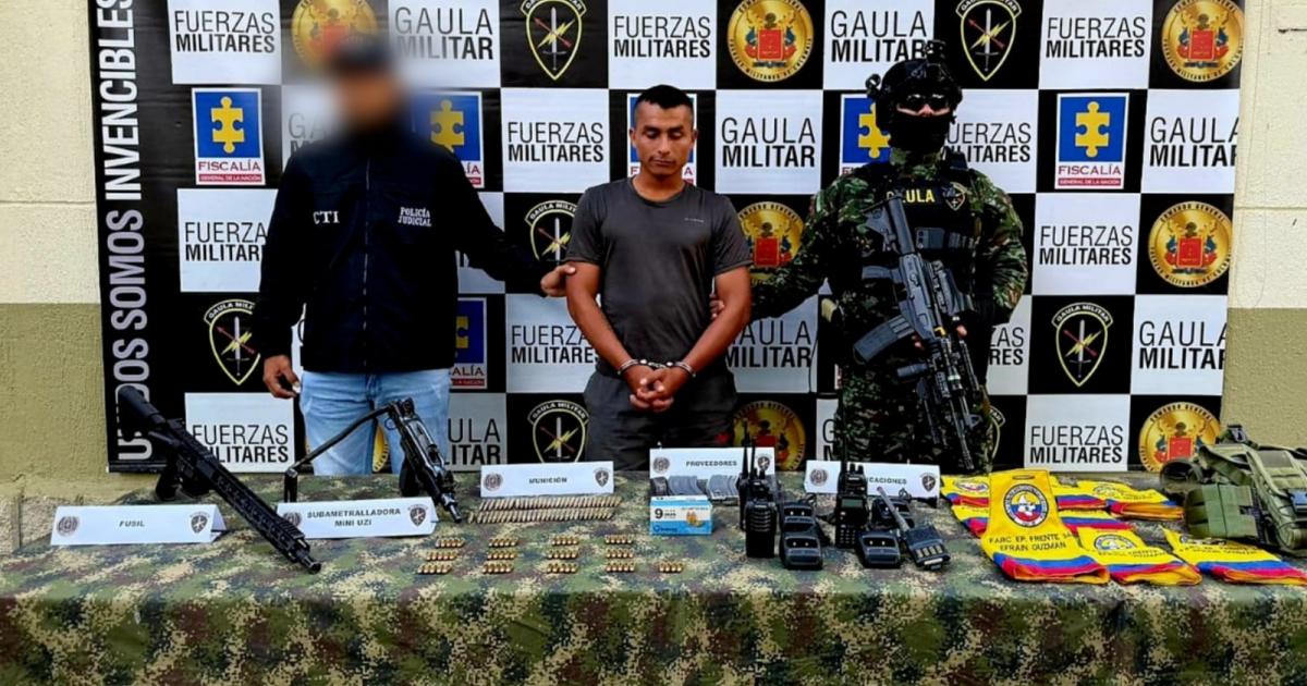 Noticias Antioquia: Alias «Andrés» a la cárcel por fusil y mini uzi Noticias Antioquia: Alias «Andrés» a la cárcel por fusil y mini uzi