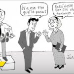 Caricatura: Trabajo de planta Caricatura: Trabajo de planta