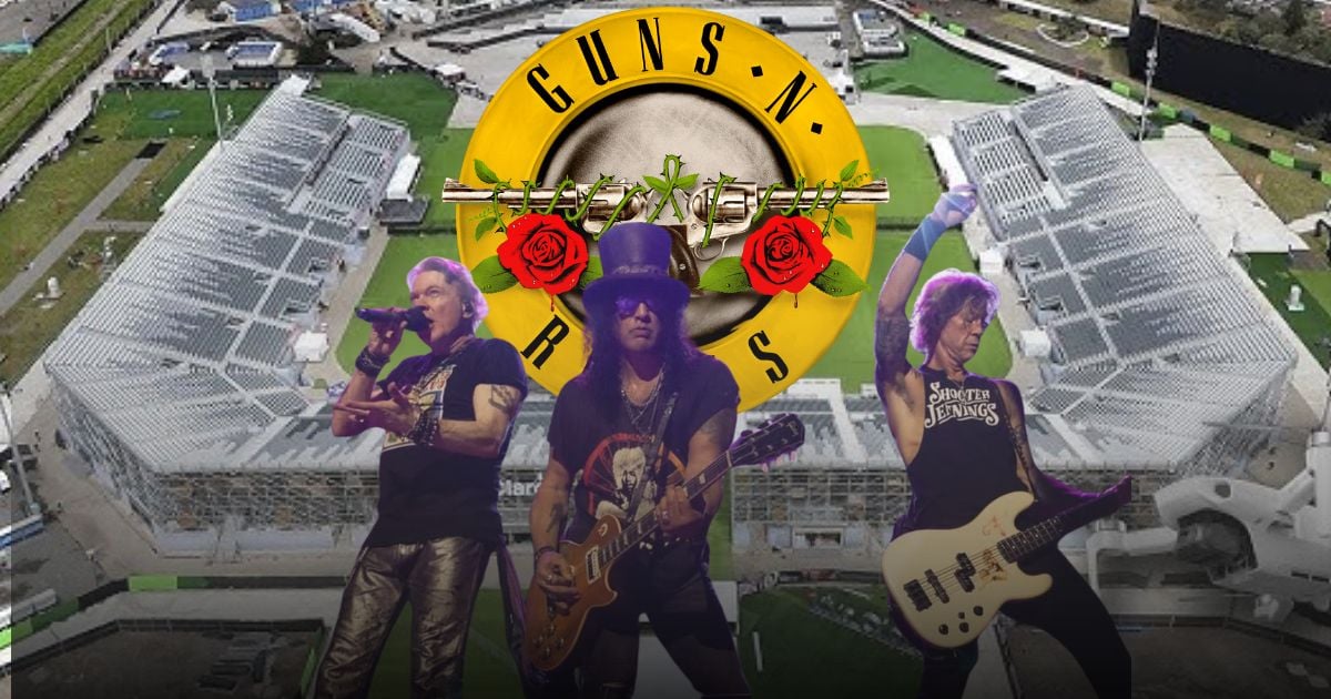 Confirmado, si habrá concierto de Guns N’ Roses en el Vive Claro de Bogotá