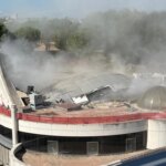 Derrumbe de la cúpula del cine IMAX de Madrid durante las obras de remodelación