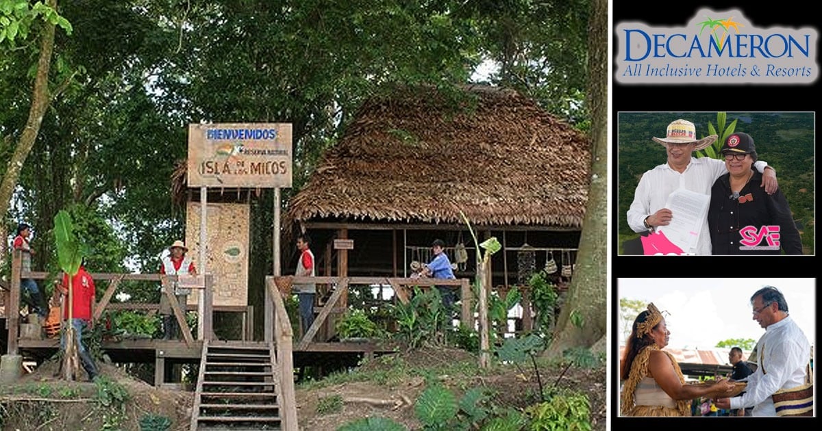 El negociazo de Decameron de los Santo Domingo con la Isla de los Micos en el Amazonas El negociazo de Decameron de los Santo Domingo con la Isla de los Micos en el Amazonas