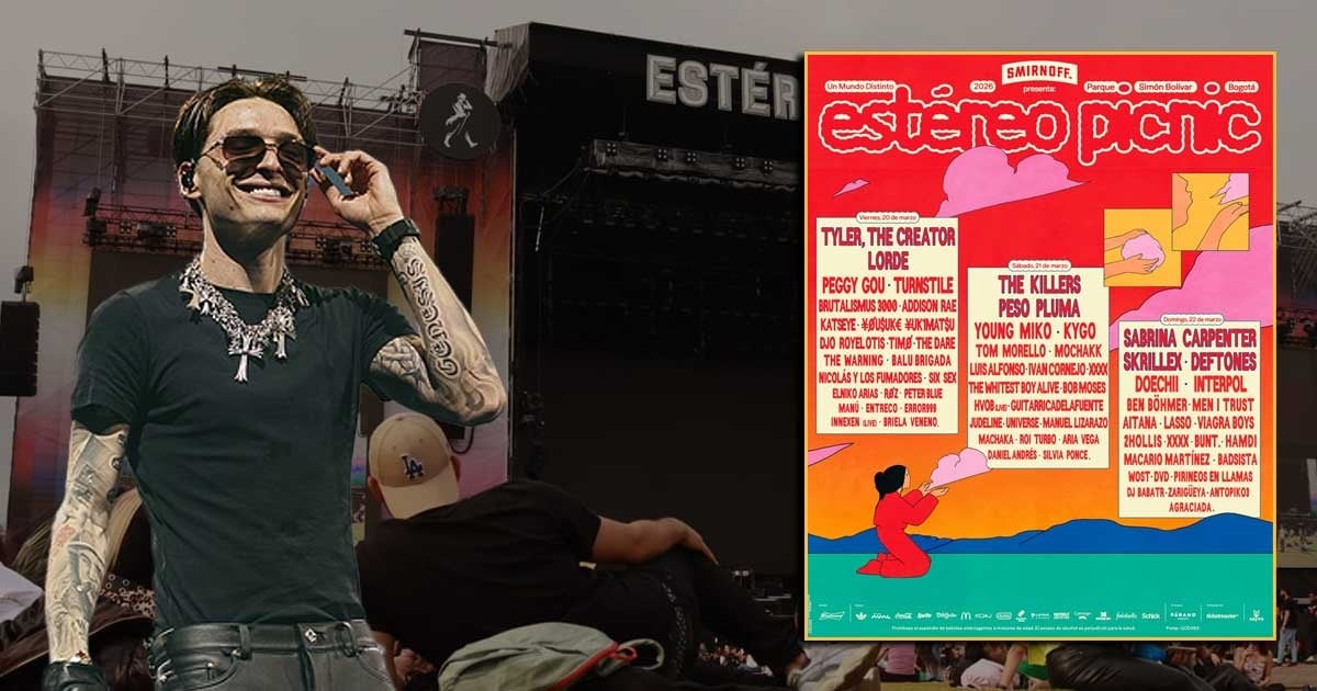 Este es el cartel por días del Festival Estereo Picnic 2026 Este es el cartel por días del Festival Estereo Picnic 2026