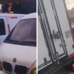 Choque múltiple en Kennedy: camión y tres camionetas bloquean la movilidad