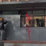Manifestantes atacan el CAI en Chapinero: habitantes están con miedo