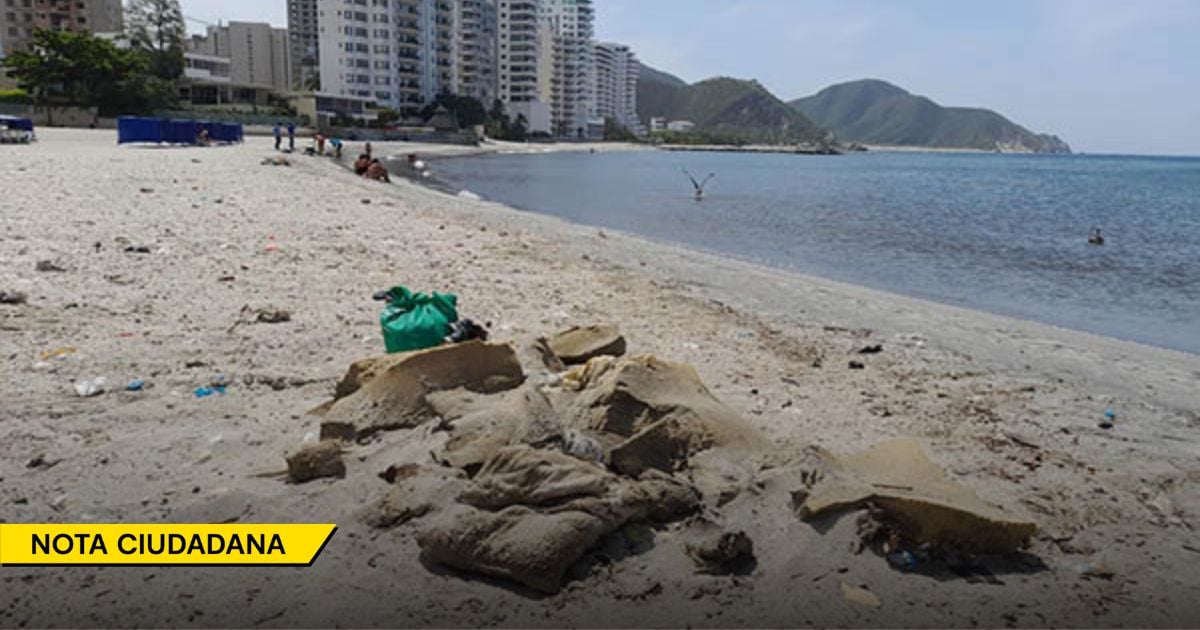 Así fue la desaparición de dos de las seis playas en la bahía de Santa Marta Así fue la desaparición de dos de las seis playas en la bahía de Santa Marta
