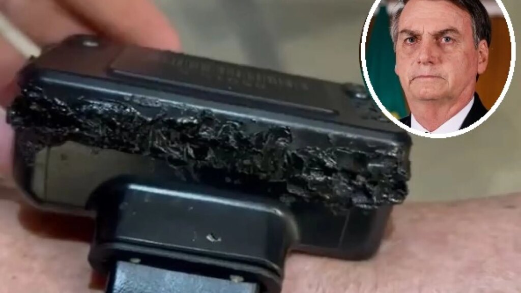 Bolsonaro alega «paranoia» por ingesta de medicamentos al quemar su tobillera electrónica Bolsonaro alega «paranoia» por ingesta de medicamentos al quemar su tobillera electrónica