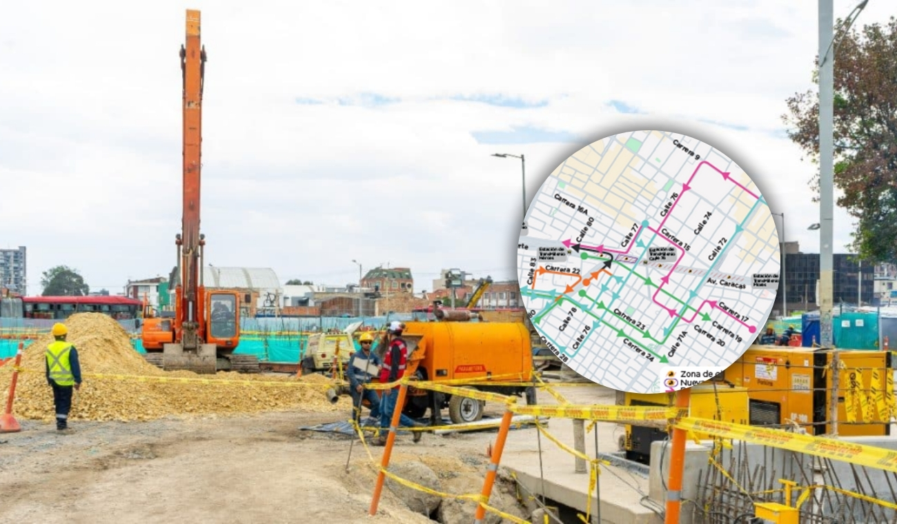 ¿Va pa’l norte?: ojo al cierre total en plena autopista por obras del metro