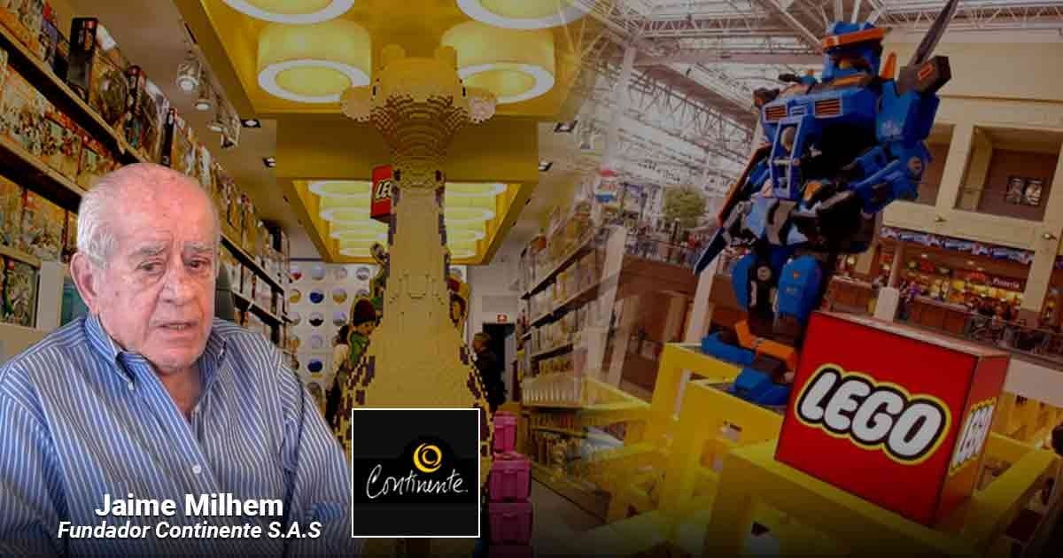 Cómo Jaime Milhem creó Continente, la empresa que se volvió un imperio comercial vendiendo Lego y Fisher Price Cómo Jaime Milhem creó Continente, la empresa que se volvió un imperio comercial vendiendo Lego y Fisher Price
