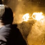 «Fuego fallido, organización desbordada y banderas franquistas»