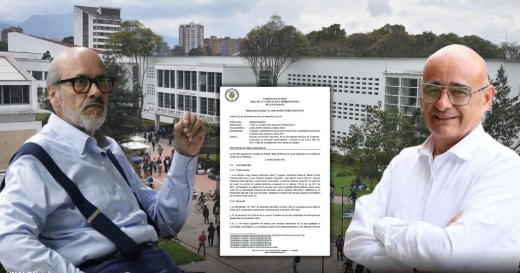 La UNAL queda dividida luego de que el Consejo de Estado tumbara la rectoría de Leopoldo Múnera La UNAL queda dividida luego de que el Consejo de Estado tumbara la rectoría de Leopoldo Múnera