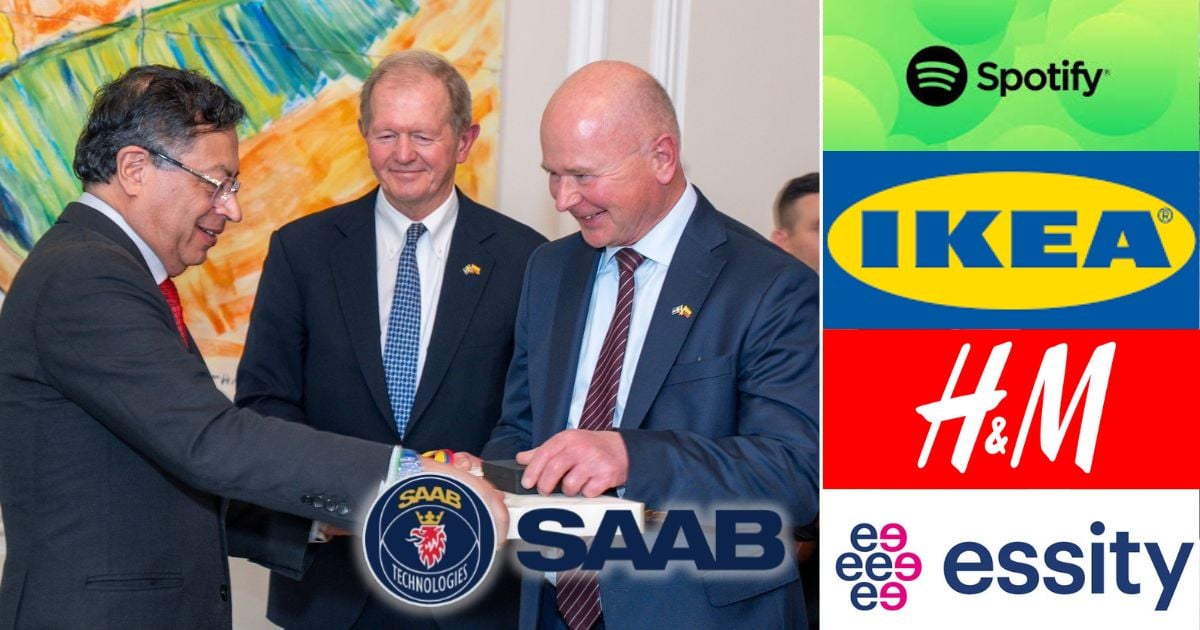 La avanzada empresarial de los suecos en Colombia con sus aviones Saab, Ikea, H&M y 100 empresas más La avanzada empresarial de los suecos en Colombia con sus aviones Saab, Ikea, H&M y 100 empresas más