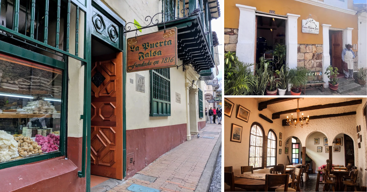 Los tres mejores restaurantes del Centro Histórico de Bogotá