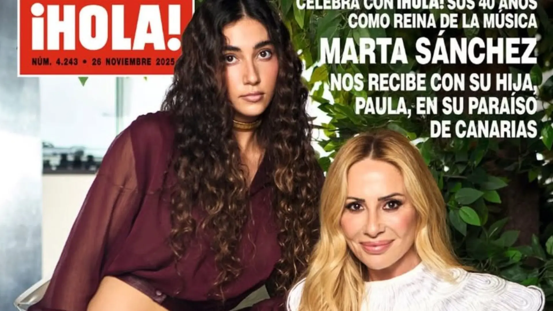 Paula Cabanas, hija de Marta Sánchez, protagoniza su primera portada con un ‘look’ muy atrevido
