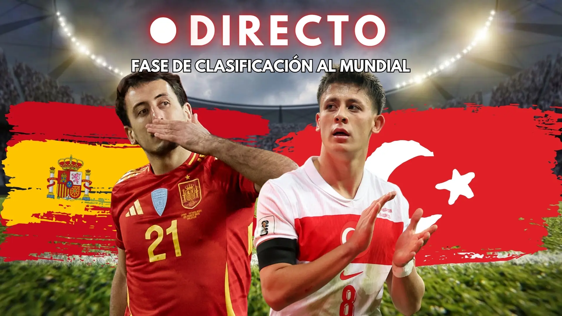 Turquía, en directo: marcador, goles y última hora del partido de clasificación al Mundial 2026