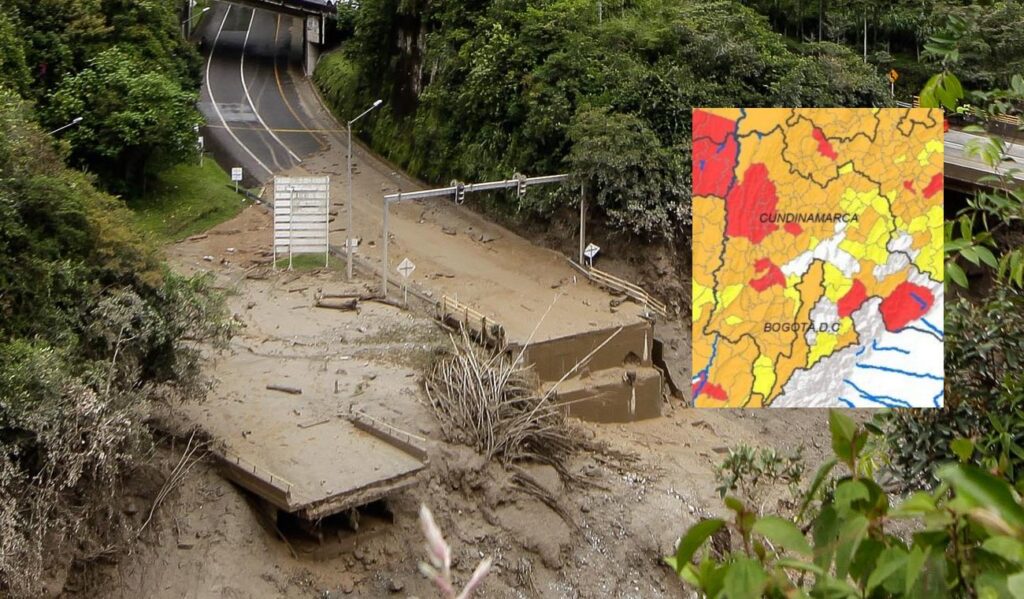 Alerta en Bogotá y Cundinamarca por amenaza de deslizamientos de tierras