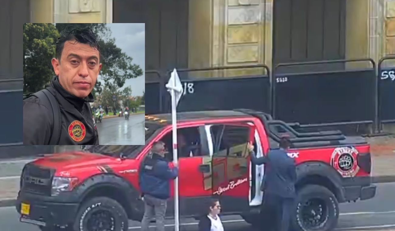 Camioneta de Fuchi armó trancón por mal parqueo: 24 minutos de caos Camioneta de Fuchi armó trancón por mal parqueo: 24 minutos de caos