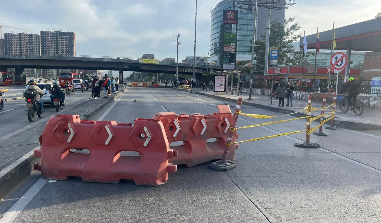 Cierre en tramo de la NQS con calle 19: llegar a Paloquemao será una odisea