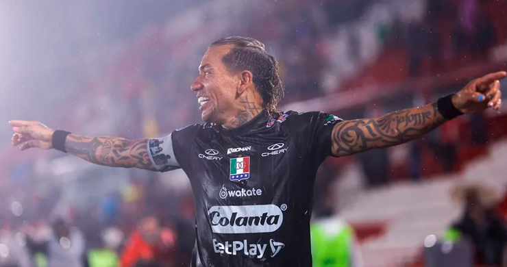 El colombiano Dayro Moreno es el goleador de la Copa Sudamericana 2025