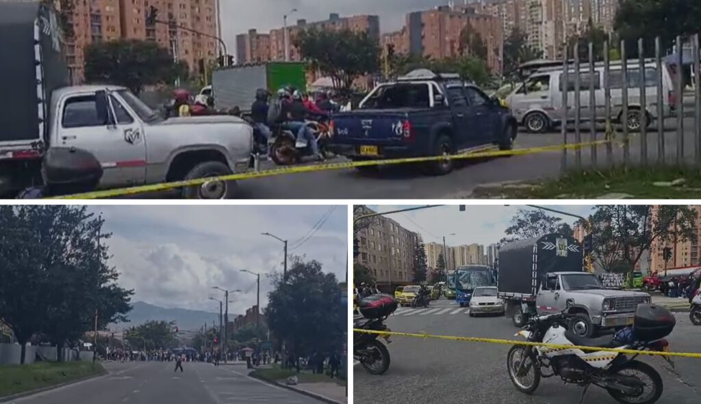 Manifestación en Av. Villavicencio causa demoras y desvíos obligatorios Manifestación en Av. Villavicencio causa demoras y desvíos obligatorios