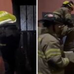 Rescatan a menores que habrían sido abandonados: tuvieron que tumbar rejas